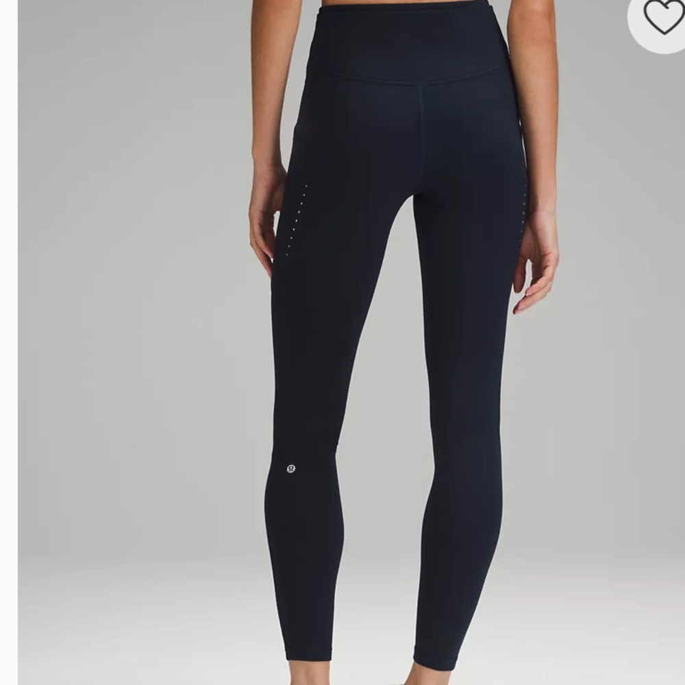 Lululemon Athletica Navy Fast and Free Leggings